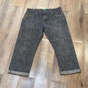 Benetton Vintage Jeans CROPPED – Medium Whisker Wash